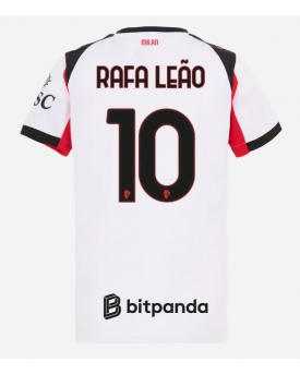 Billige Fotballdrakt AC Milan Rafael Leao #10 Replika Bortedrakt Dame 2025-26 Kortermet Billige Fotballdrakt AC Milan Rafael Leao #10 Replika Bortedrakt Dame 2025-26 Kortermet
